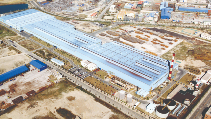 Started operation of steel mill in Pohang (steel plate factory 1)